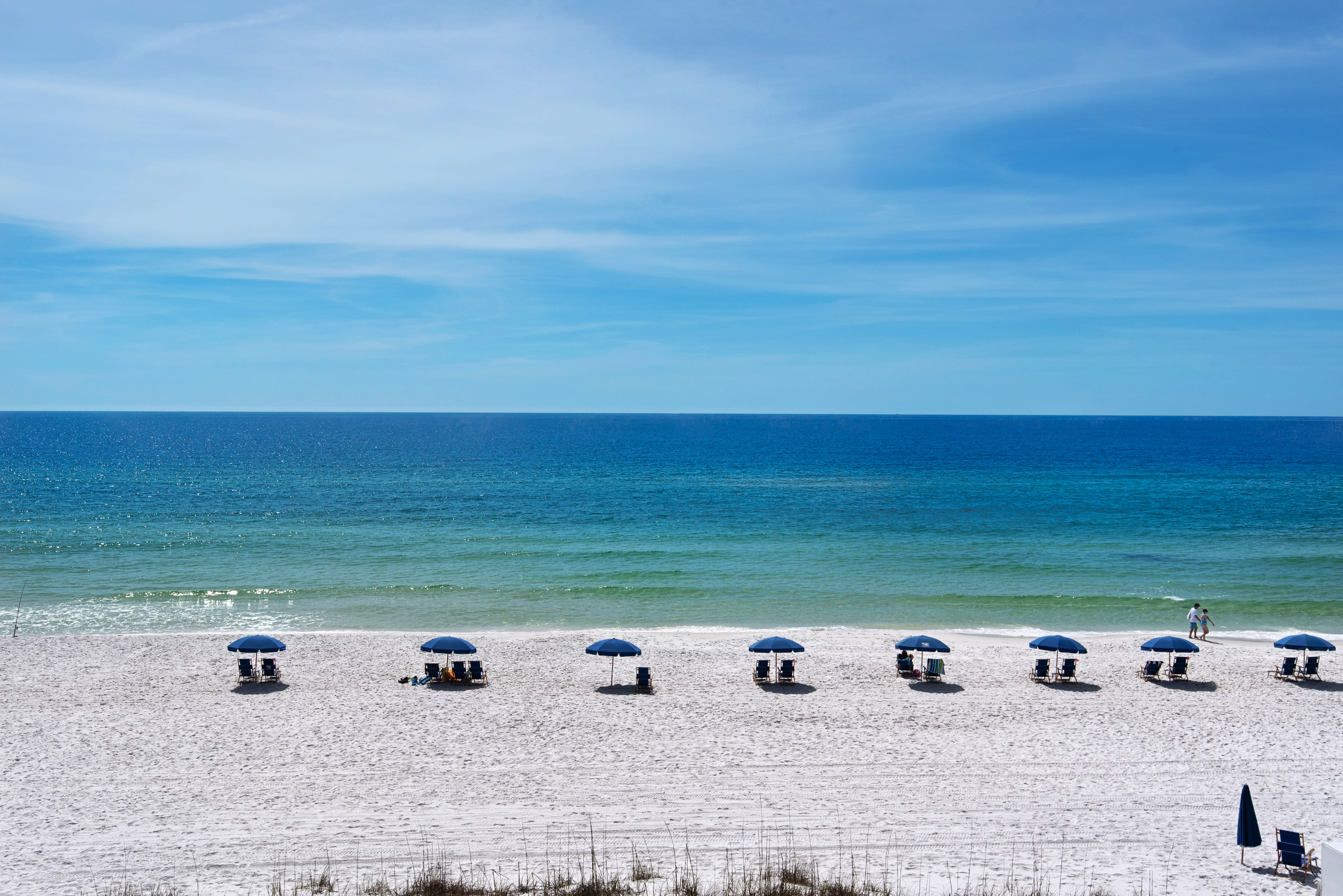 Seasonal beach service included