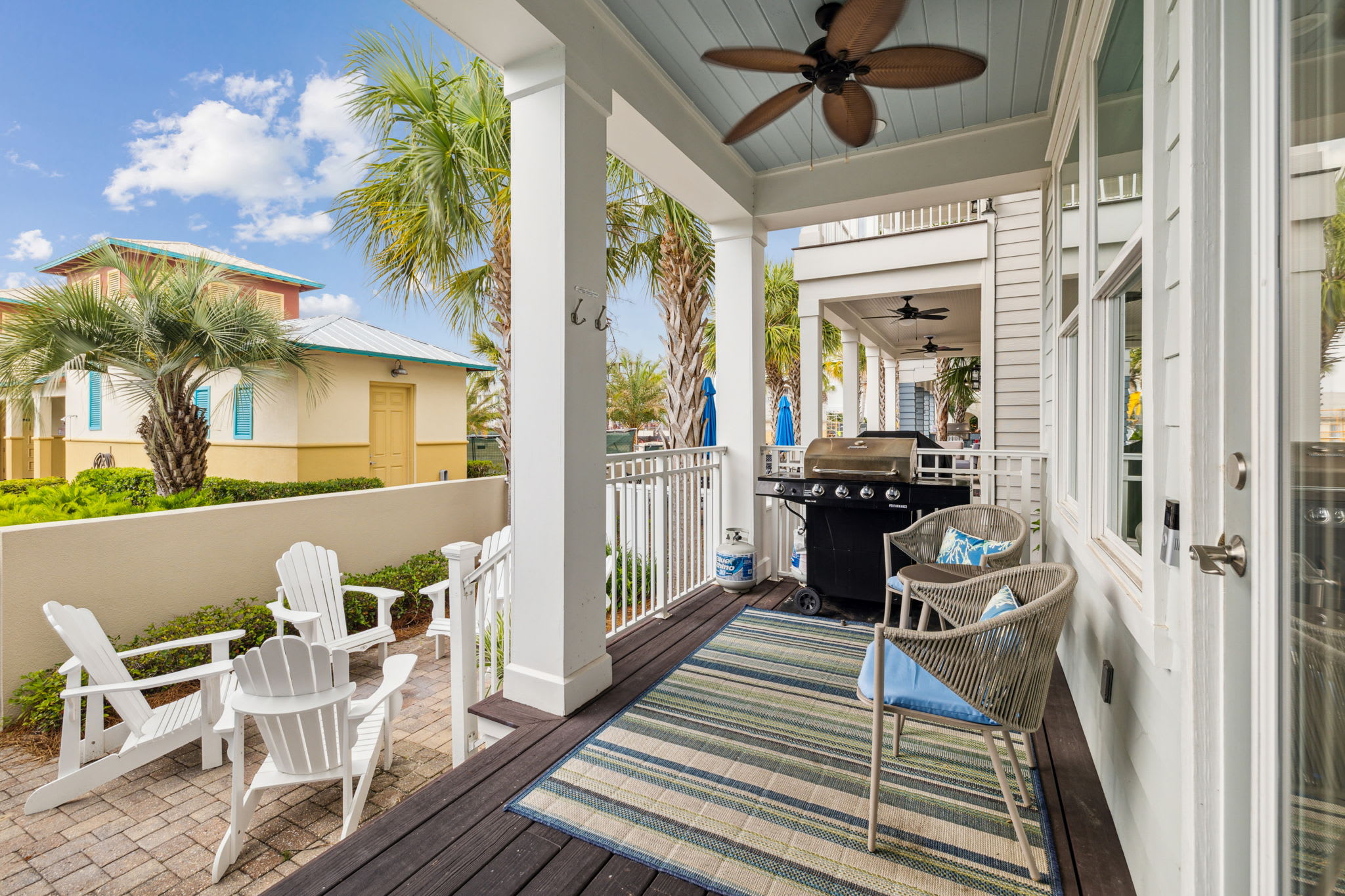 Spacious Outdoor Living & Grill Area