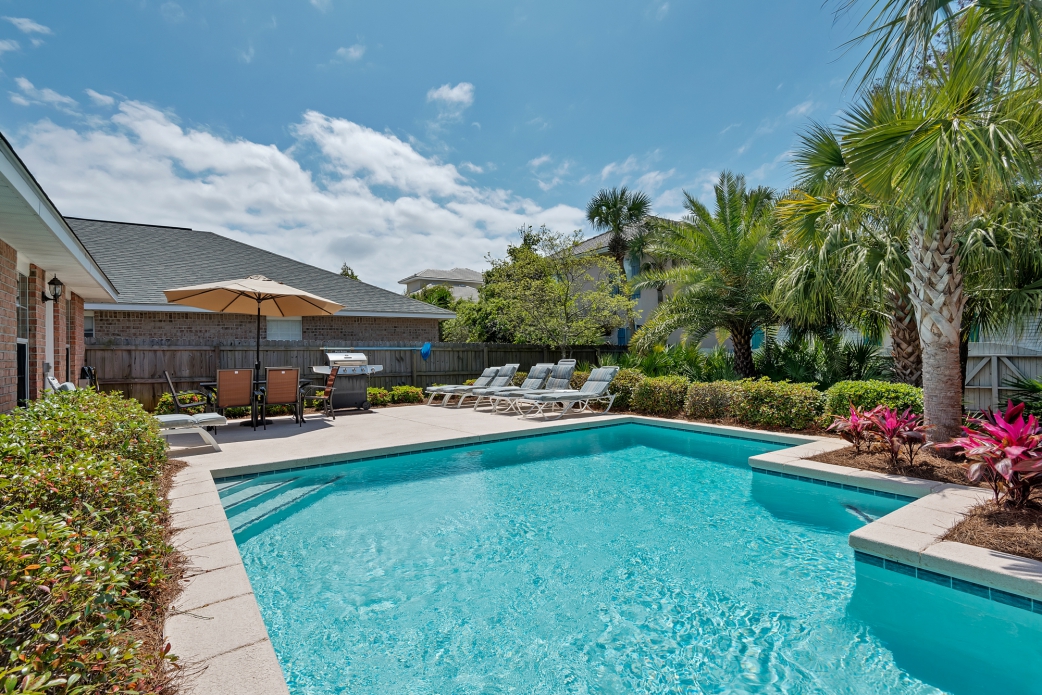 A view of our pool at Secret Paradise!