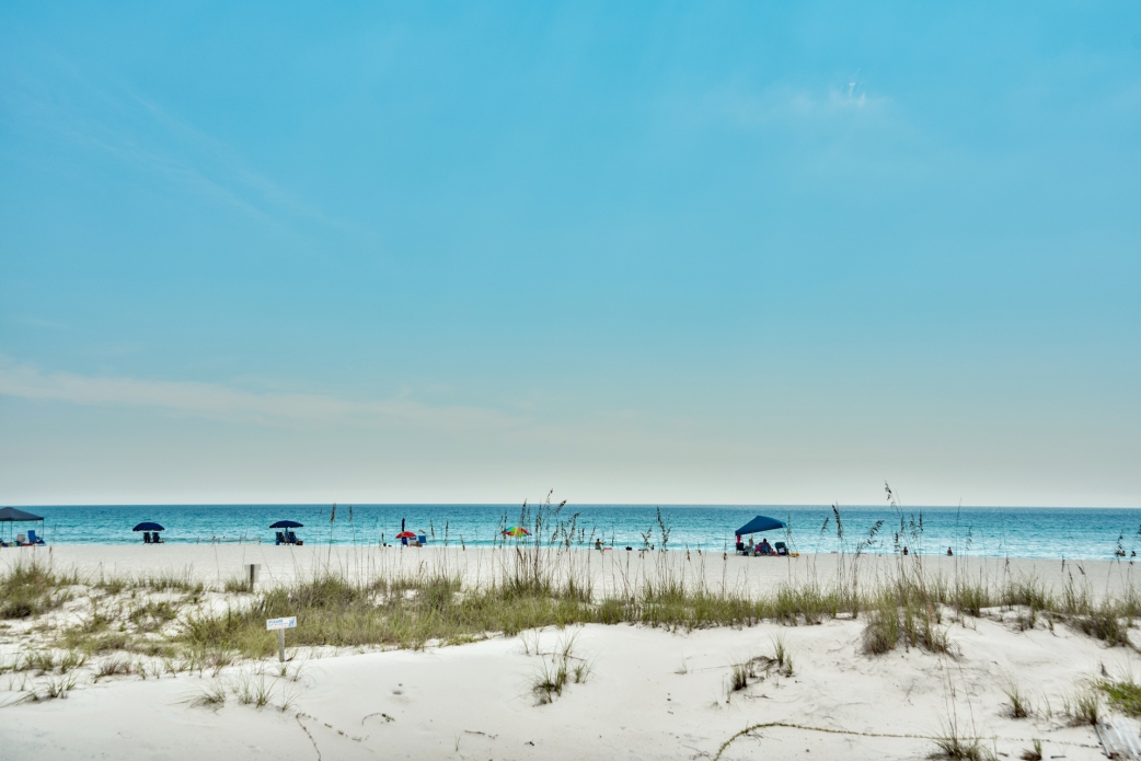 Beach view from patio