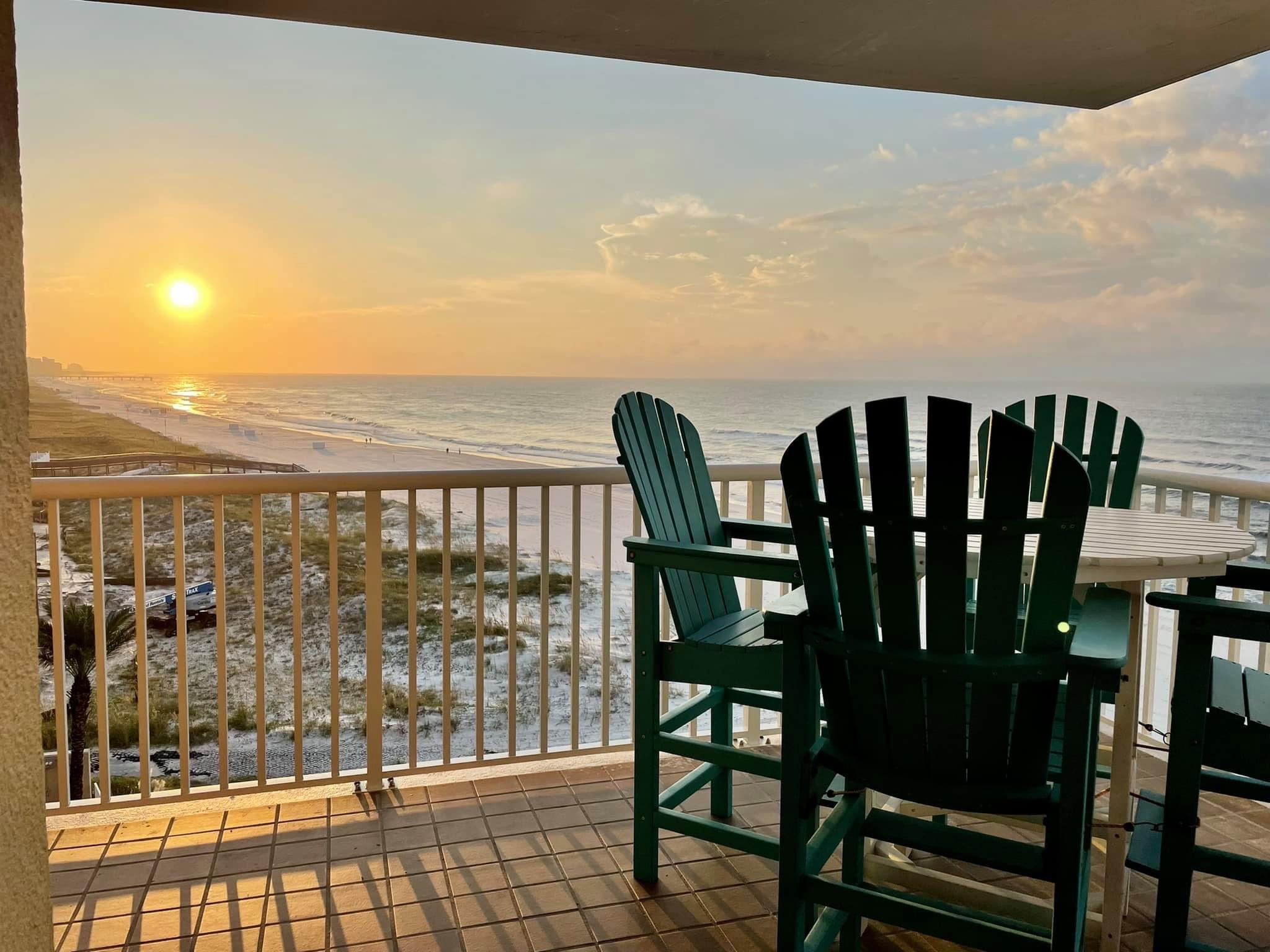 Picture yourself here having coffee at sunrise