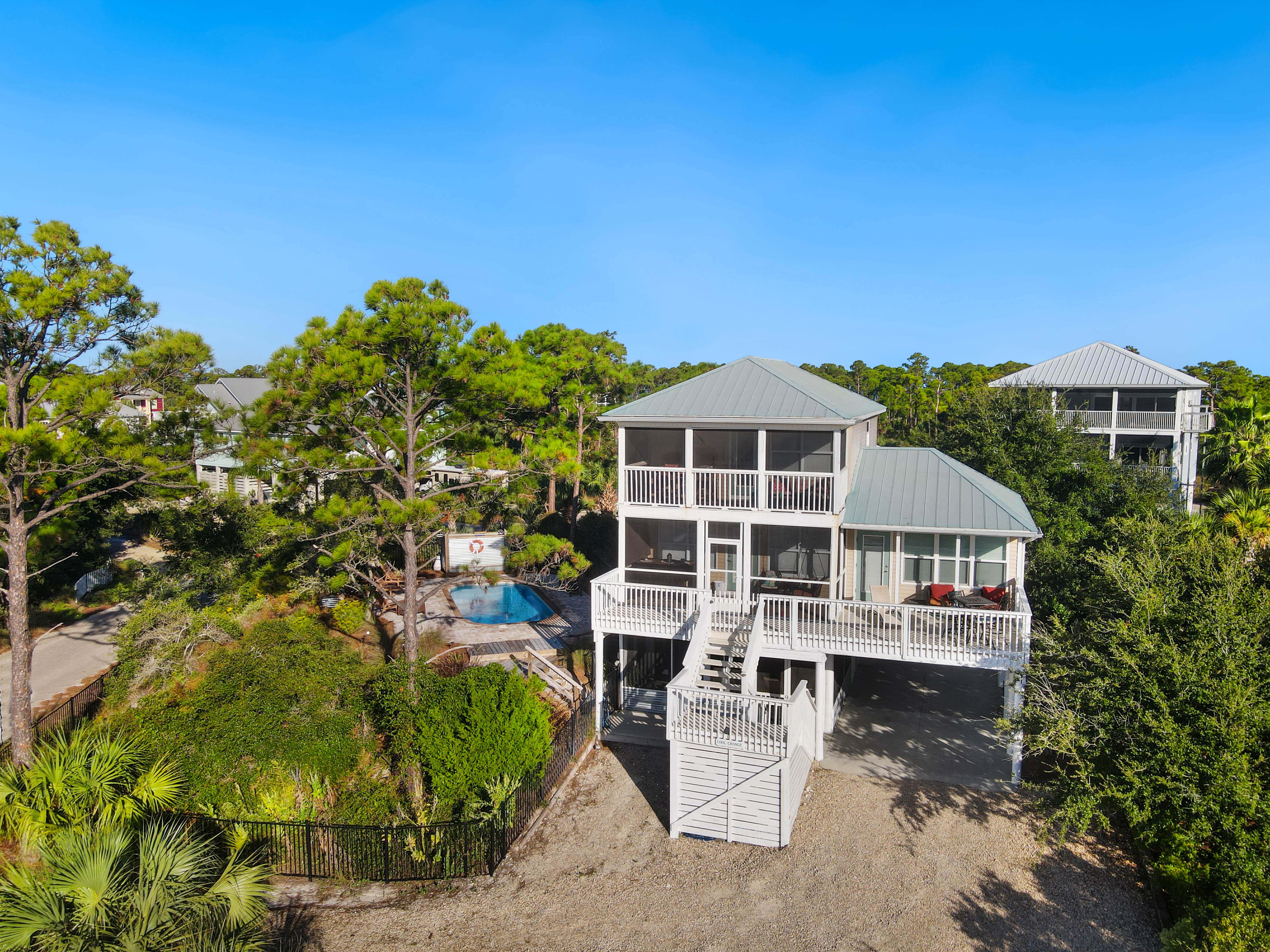 Aerial view of Cool Change!