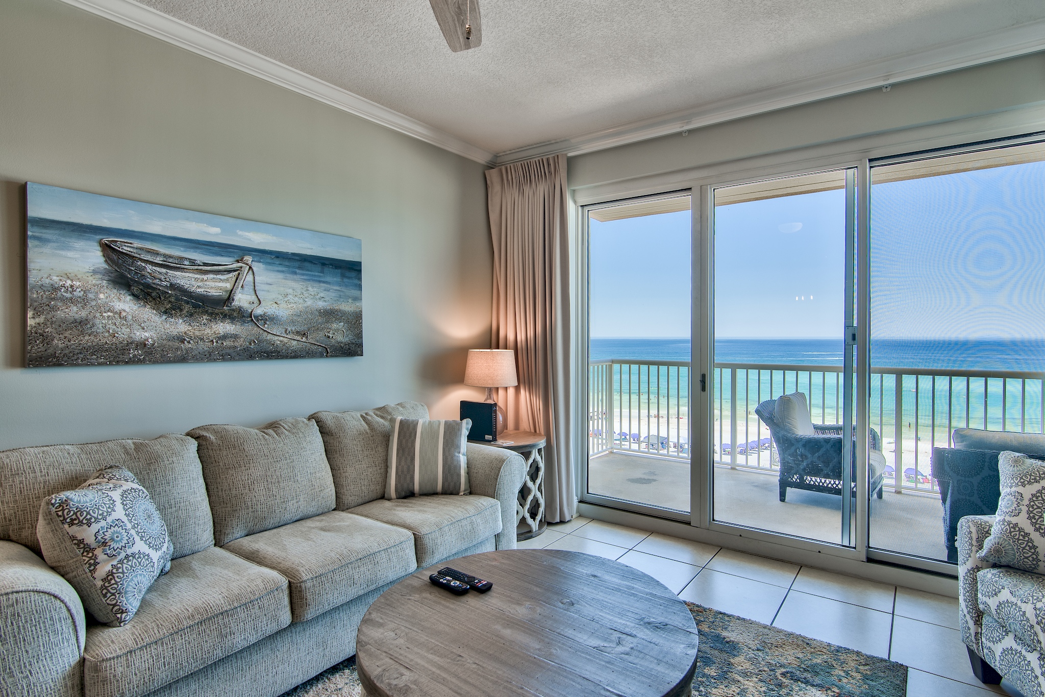 Enjoy the views from our gulf front living room!
