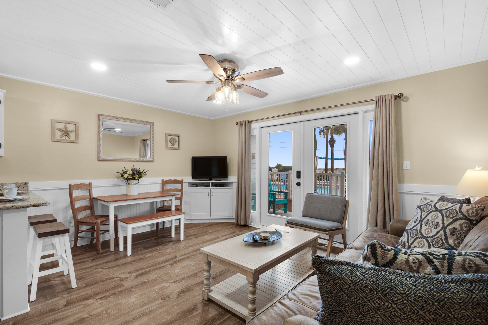 Coastal Charm living area