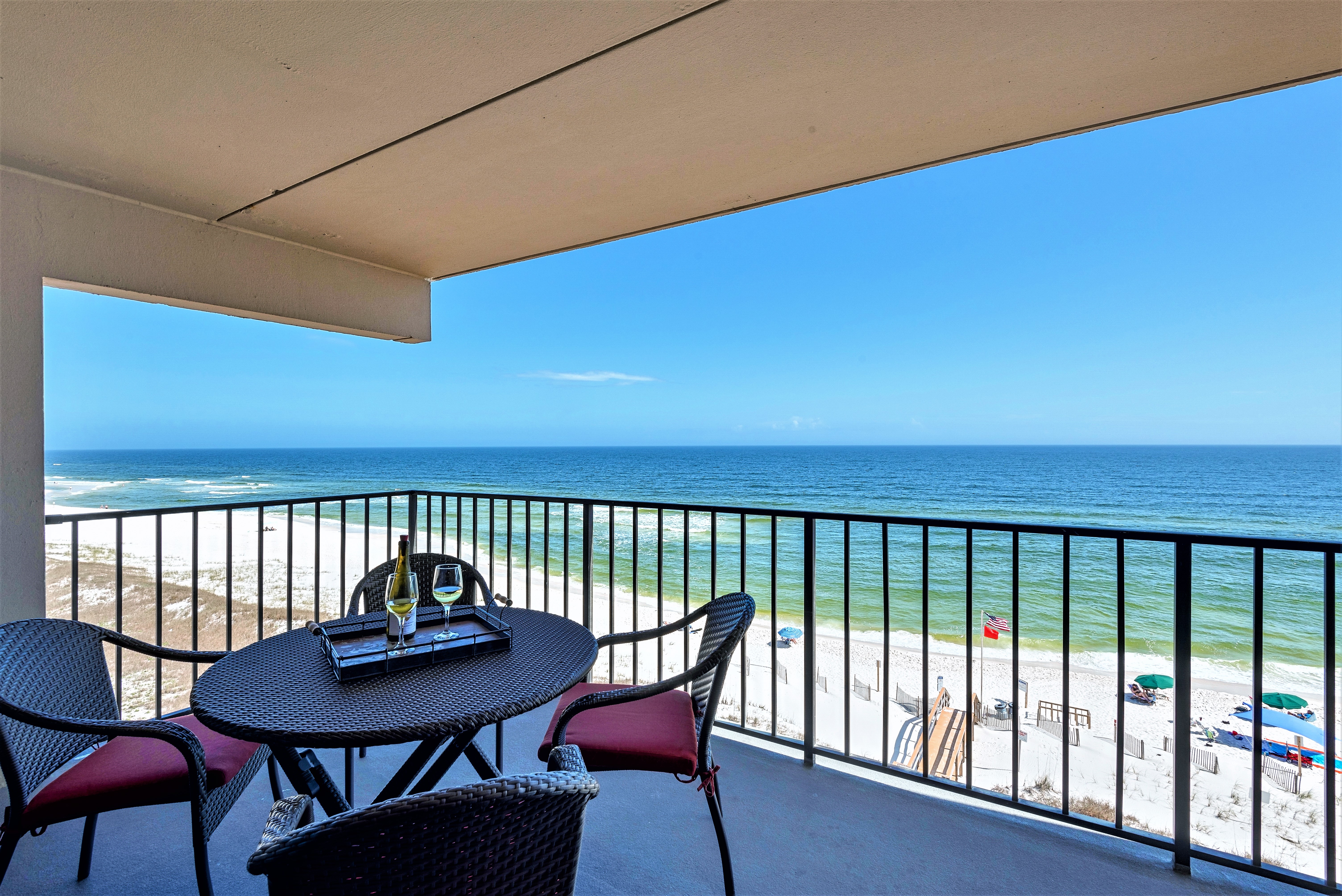 6th floor balcony is close enough to hear the waves.