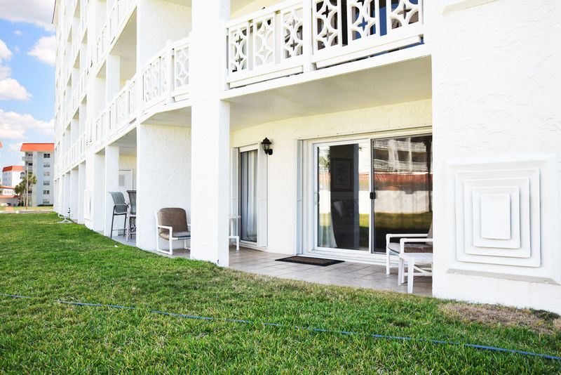 Ground Level Patio near the Beach & Pool -
El Matador Resort, Okaloosa Island Fort Walton Beach Vacation Rentals