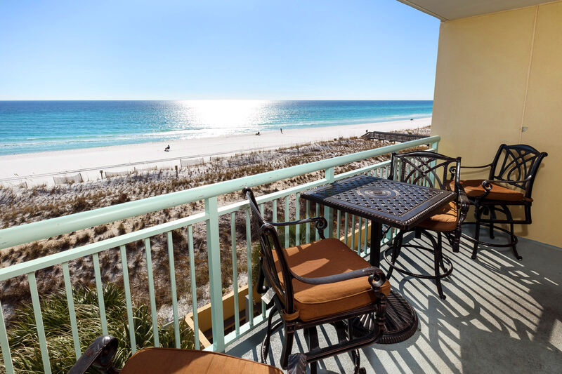 Balcony - Pelican Isle 308 Fort Walton Beach Okaloosa Island Vacation Rentals