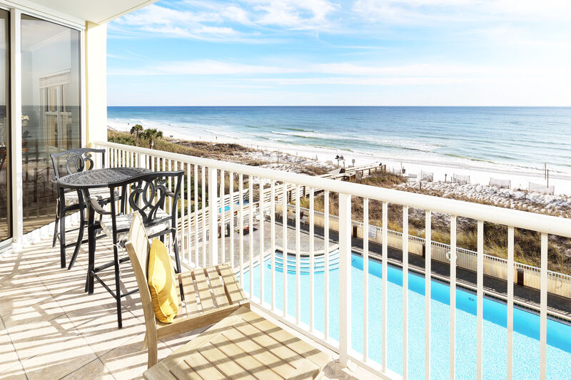 Balcony -
Waters Edge Resort Unit 412 Fort Walton Beach Okaloosa Island Vacation Rentals