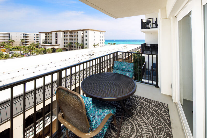 Balcony View, Sea Oats Resort Okaloosa Island Fort Walton Beach Destin Vacation Rentals