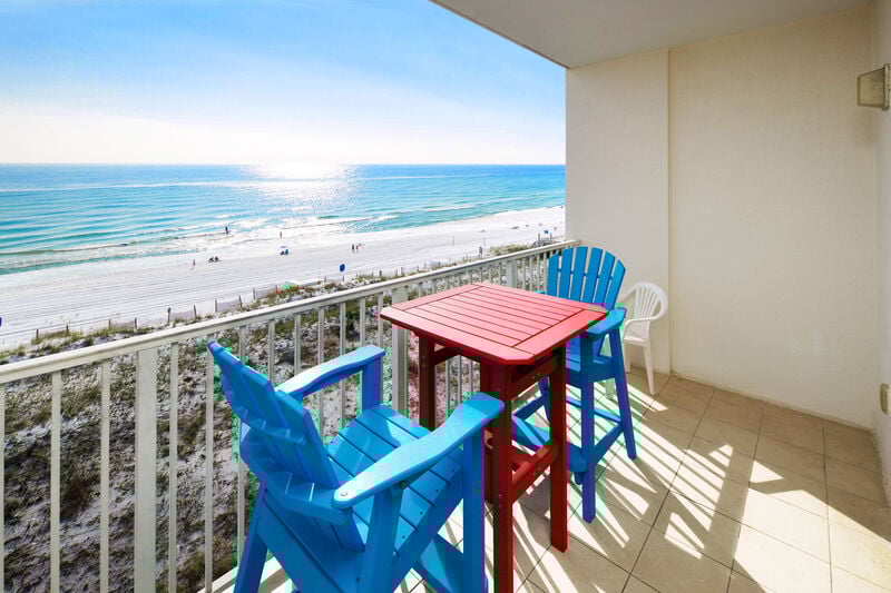 Balcony -
Gulf Dunes 507 Fort Walton Beach Okaloosa Island Vacation Rentals