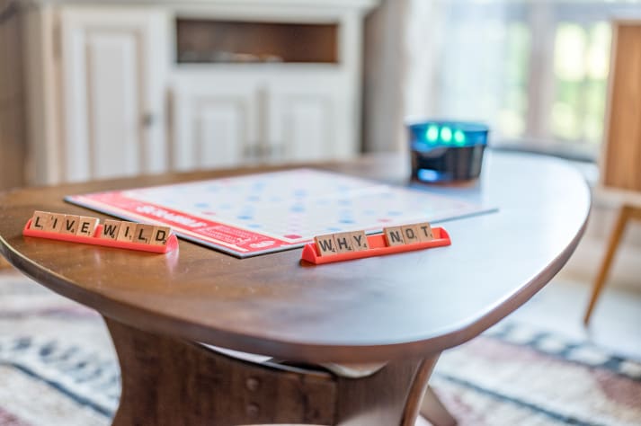 Board games in the living room! Pigeon Forge, Tennessee Cabin Rental - Gallery Image #8