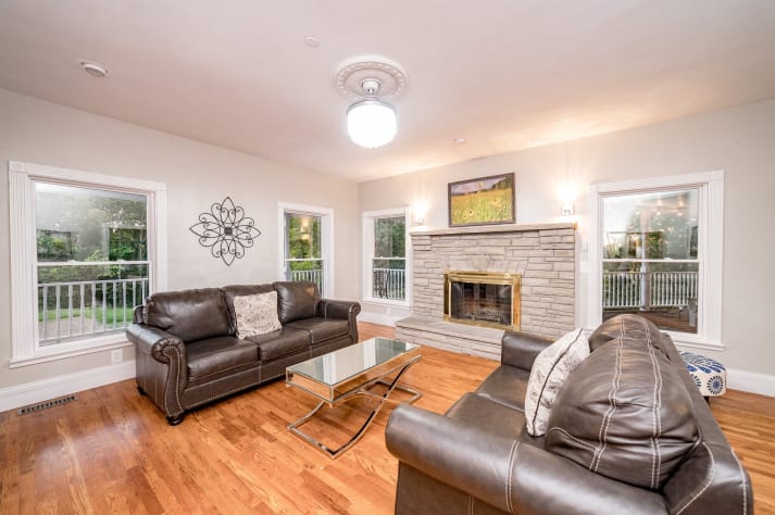 Another family room so you can cozy up by the fire Sevierville, Tennessee Cabin Rental - Gallery Image #33