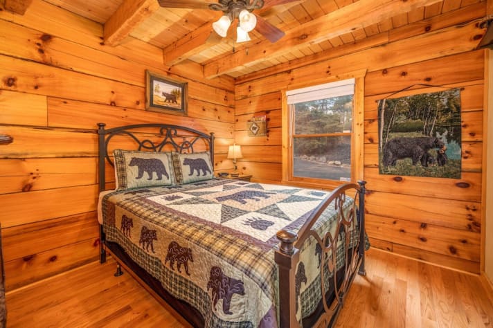 Over the Mountain - Main Level Bedroom #2 Pigeon Forge, Tennessee Cabin Rental - Gallery Image #22