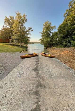 Direct Douglas Lake access across the street — paddle out from the shoreline instead… Douglas Lake, Tennessee Cabin Rental - Gallery Image #6