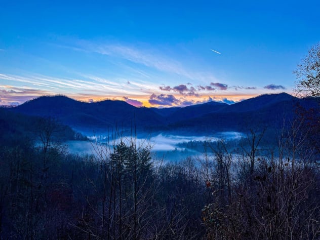 Winter sunrise view Franklin, North Carolina  Rental - Gallery Image #3