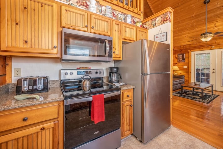 Over the Mountain - Kitchen Pigeon Forge, Tennessee Cabin Rental - Gallery Image #8
