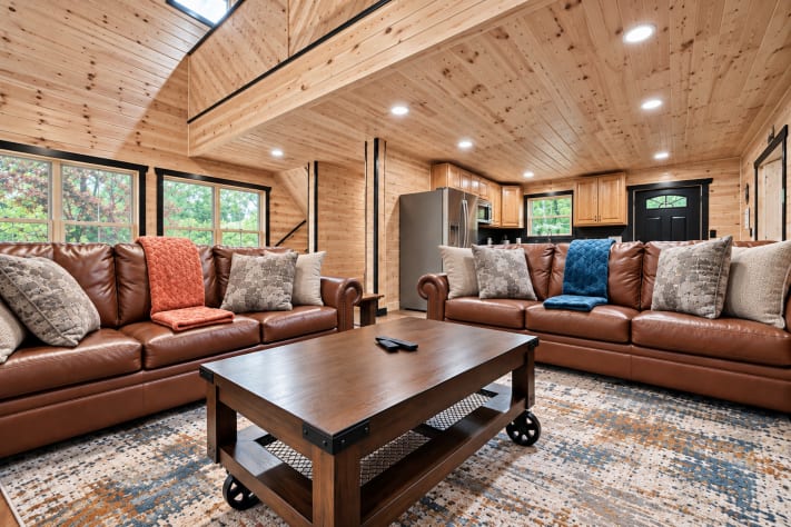 A second living area on the second floor offers even more room to spread out, with… Sevierville, Tennessee Cabin Rental - Gallery Image #17