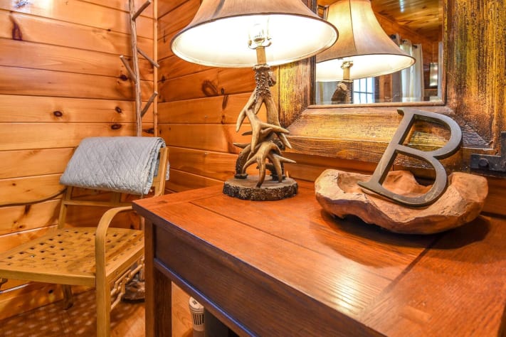 Permanent Vacation - Living Area - Smoky Mountain Honeymoon Cabin Sevierville, Tennessee Cabin Rental - Gallery Image #15