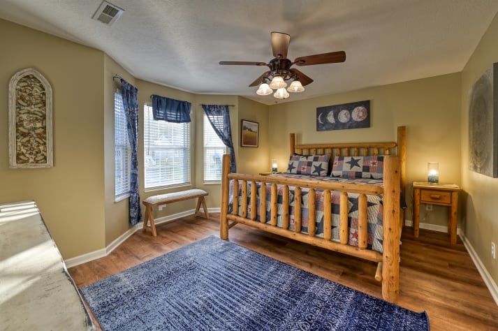 High N Dry - 2Bdr/2Ba In Pigeon Forge - King Bedroom With EnSuite Bath Pigeon Forge, Tennessee Cabin Rental - Gallery Image #17