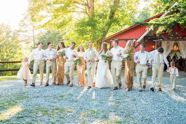 Wedding prior to Barn Renovation Pigeon Forge, Tennessee Cabin Rental - Gallery Image #14