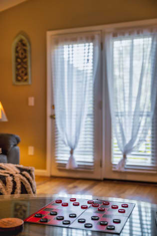 High N Dry - 2Bdr/2Ba In Pigeon Forge - Living Room with Gas Fireplace and Sleeper… Pigeon Forge, Tennessee Cabin Rental - Gallery Image #12