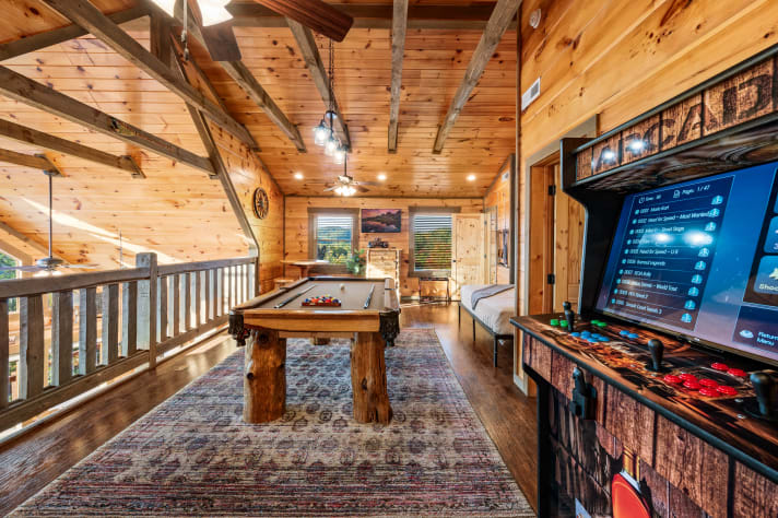 A game room that kids and adults will love Sevierville, Tennessee Cabin Rental - Gallery Image #4