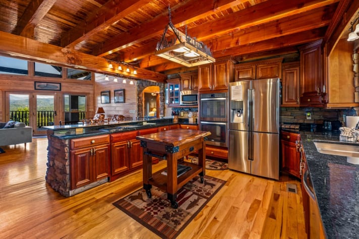 Main Kitchen Gatlinburg, Tennessee Cabin Rental - Gallery Image #24