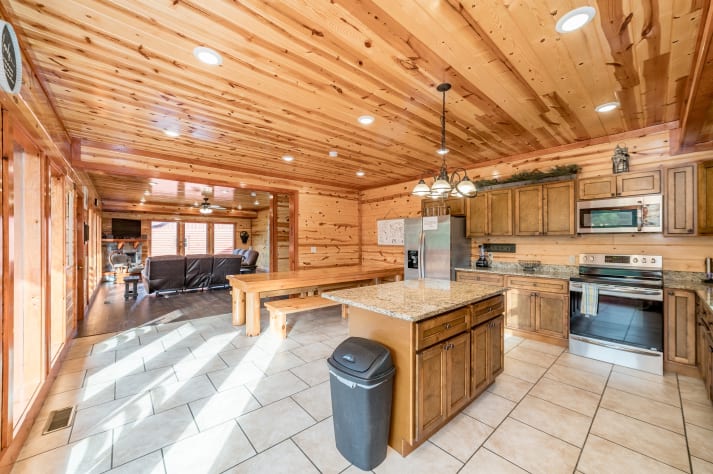 Lots of counter space to prepare your meals Pigeon Forge, Tennessee Cabin Rental - Gallery Image #14