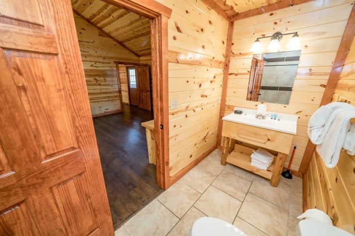 Connected to bunk bed room Pigeon Forge, Tennessee Cabin Rental - Gallery Image #30