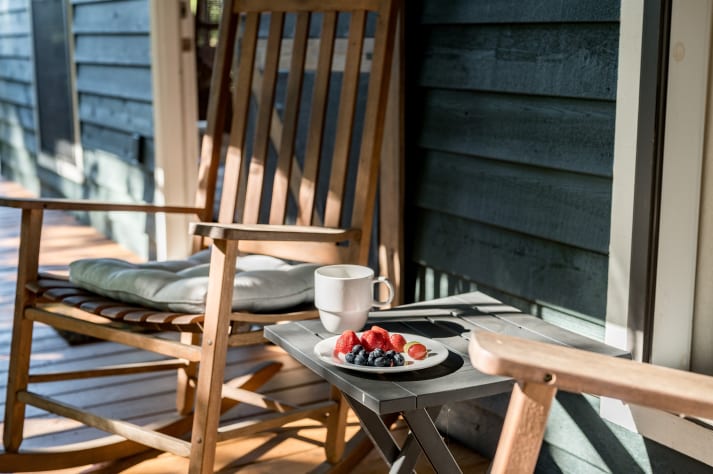 Enjoy your breakfast on the patio and take in the Smoky Mountains!  Pigeon Forge, Tennessee Cabin Rental - Gallery Image #31