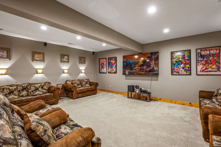 Movie Room Gatlinburg, Tennessee Cabin Rental - Gallery Image #19
