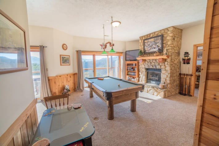 Game Room with amazing games Pool Table Pigeon Forge, Tennessee Cabin Rental - Gallery Image #12