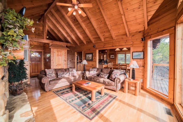 The Living Room Pigeon Forge, Tennessee Cabin Rental - Gallery Image #5