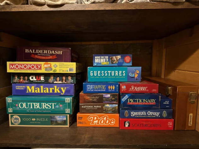 Large selection is games for family game nights! Gatlinburg, Tennessee Cabin Rental - Gallery Image #10
