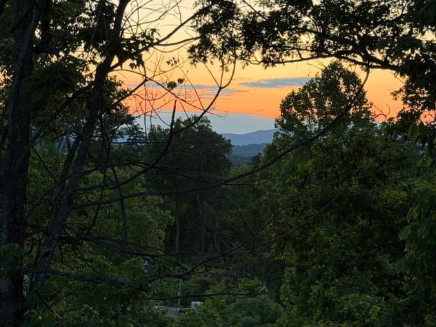 Beautiful sunset from the decks! Gatlinburg, Tennessee Cabin Rental - Gallery Image #15