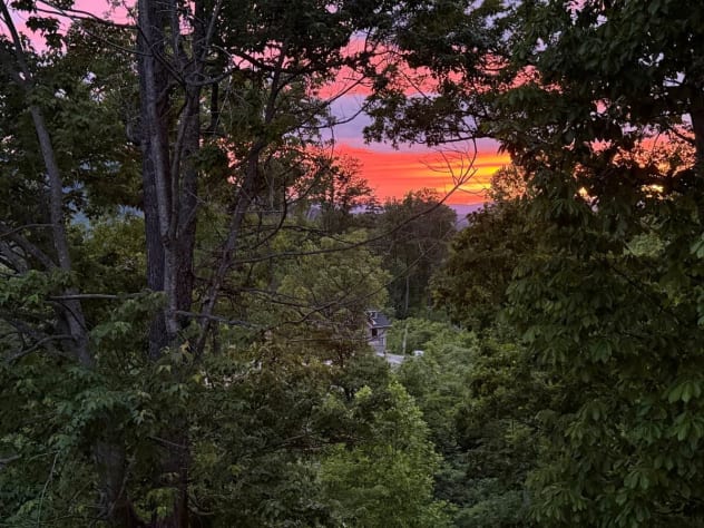 Another beautiful sunset from the deck! Gatlinburg, Tennessee Cabin Rental - Gallery Image #16