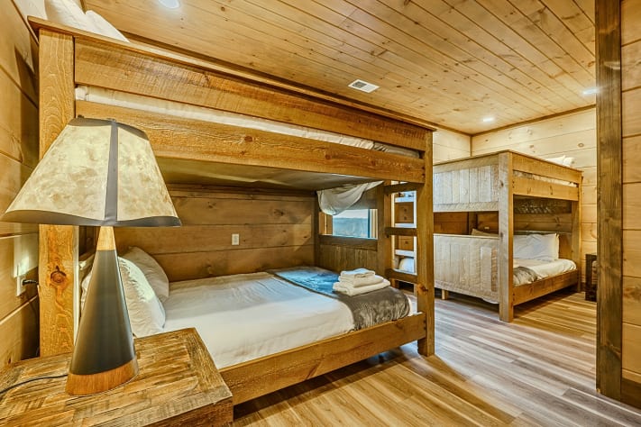 One of two bunk rooms, the best sleep over ever Sevierville, Tennessee Cabin Rental - Gallery Image #22