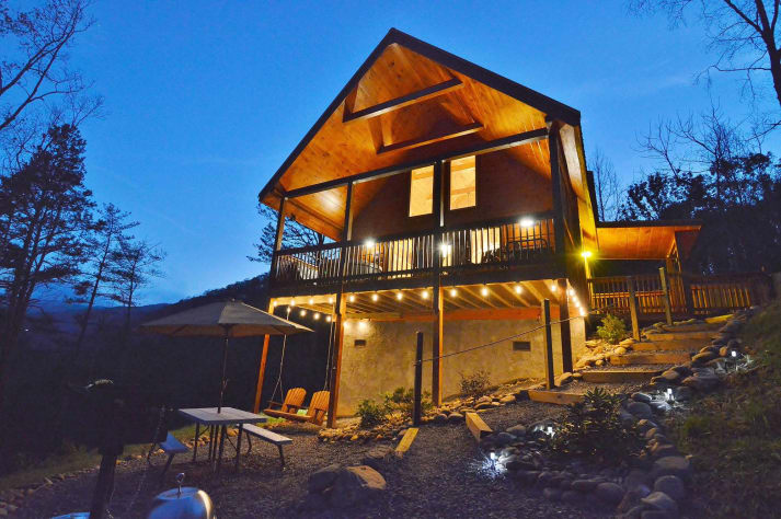 Newly Built Cabin w/ Two King Suites, Views! - Cove ...