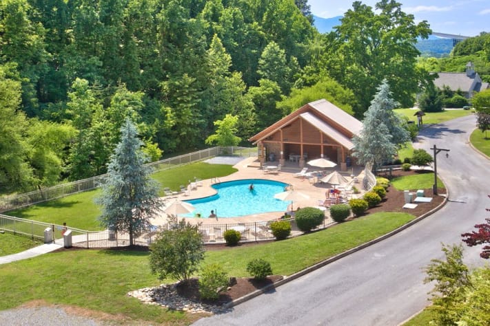 One of the Community Pools located in the resort. Pigeon Forge, Tennessee Cabin Rental - Gallery Image #6