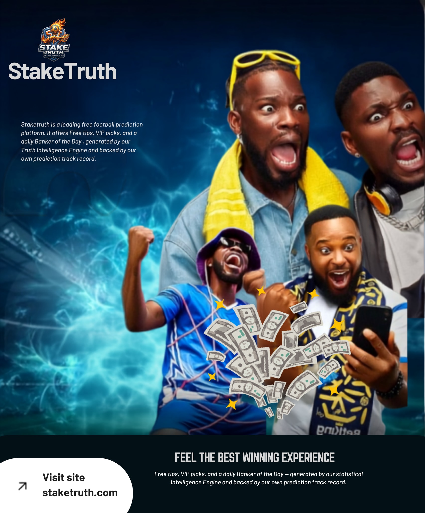 Free Best football predictions !Stake Truth