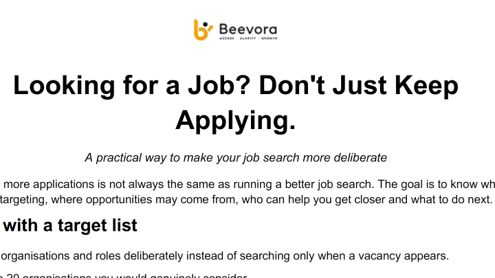 Looking for a Job? Don’t Just Keep Applying.