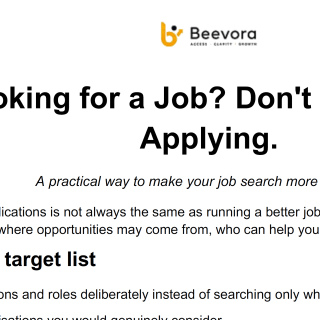 Looking for a Job? Don’t Just Keep Applying.
