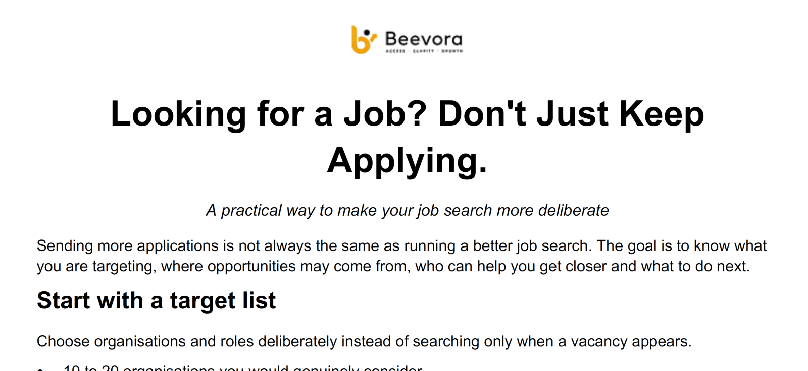 Looking for a Job? Don’t Just Keep Applying.