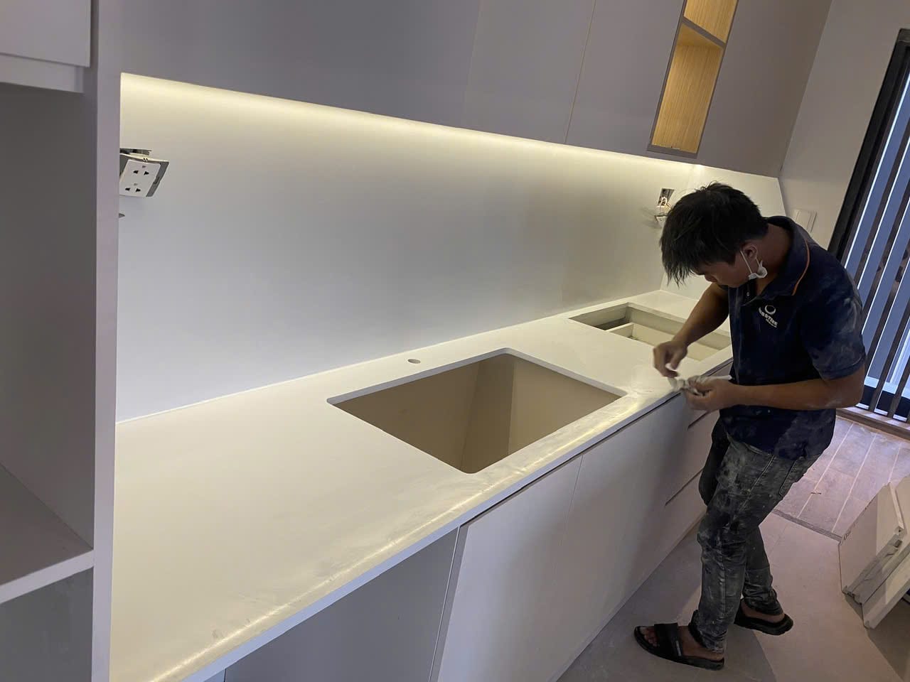 Mặt bàn đá mẫu 16 - ảnh 2