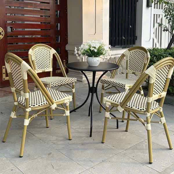 Bàn ghế giả mây mẫu 41 - ảnh 10