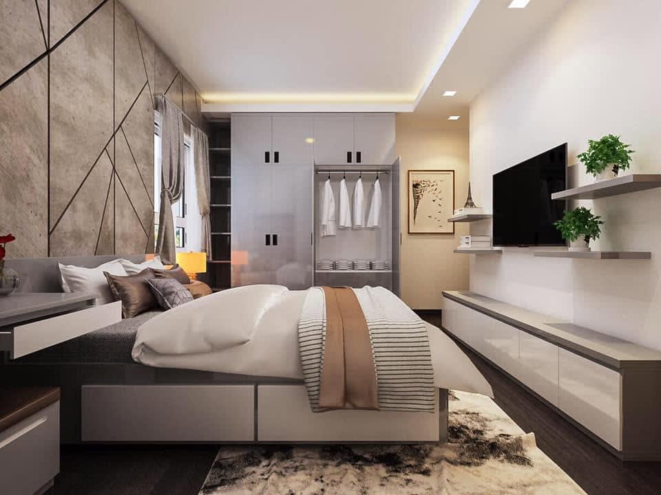 Căn hộ hiện đại — tông ấm cho gia đình