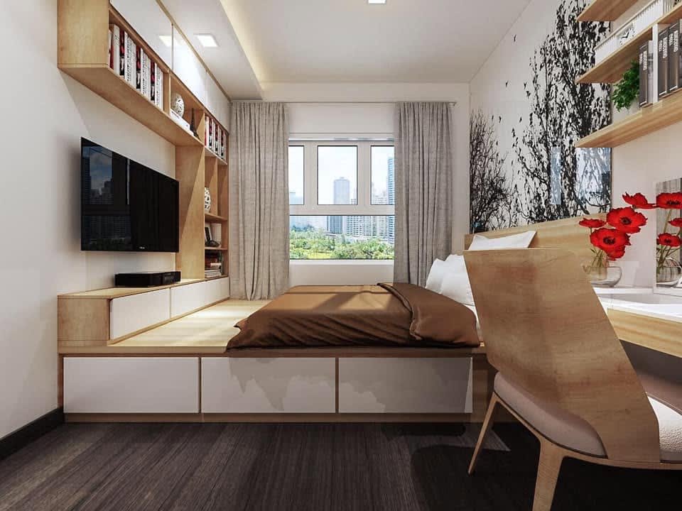 Căn hộ hiện đại — điểm nhấn xanh
