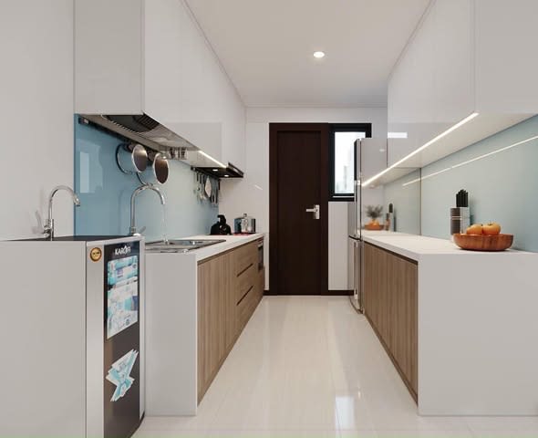 Căn hộ hiện đại — bảng màu trầm ấm