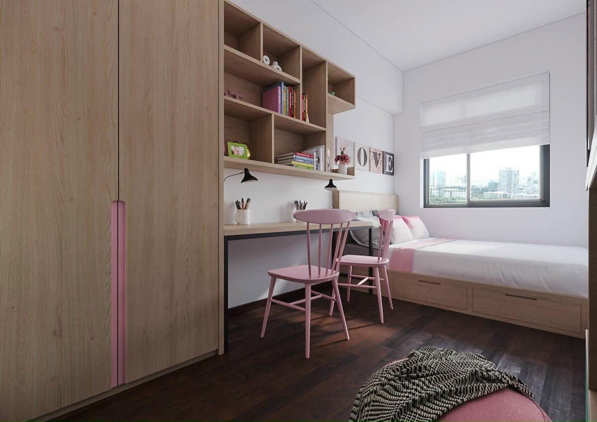 Căn hộ hiện đại — bảng màu trầm ấm