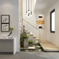 Nhà phố hiện đại — ấm áp & tối giản
